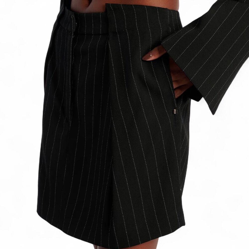 Max Mara Sportmax Ragno Pinstripe Mini Skirt NWT